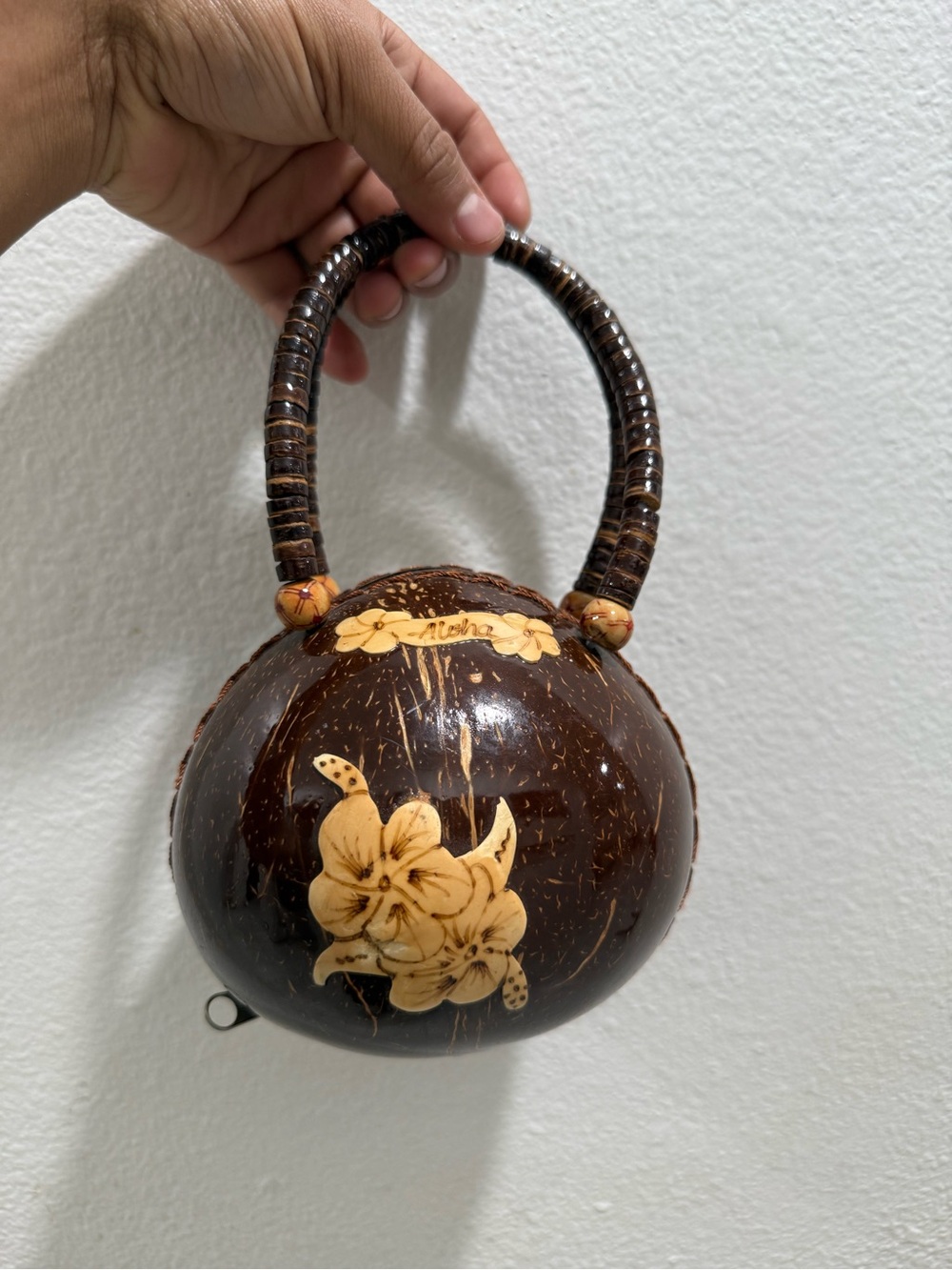 Handcrafted Coconut Shell Purse